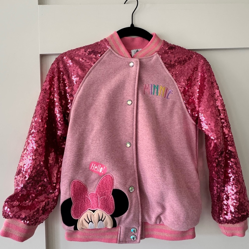 Pink Sequin Minnie Mouse Jacket